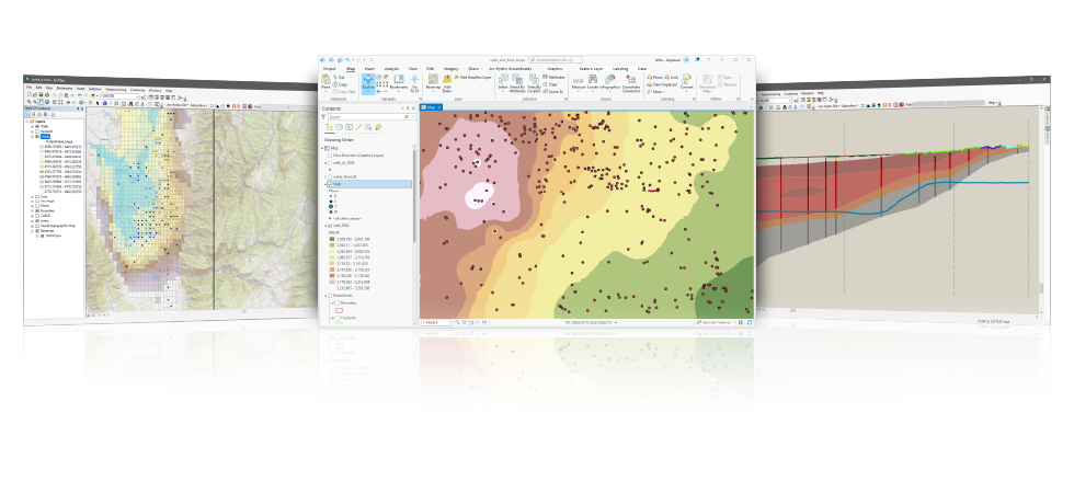 Arc Hydro Groundwater Screenshots