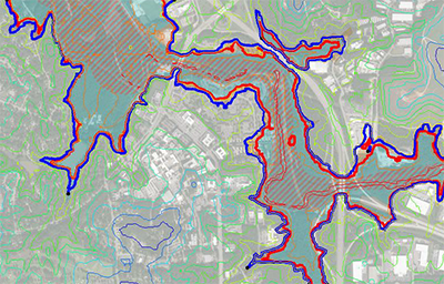 Fast Flood Map with WMS 11.0