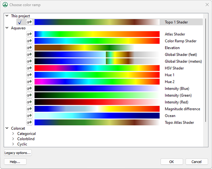 New WMS Color Palette