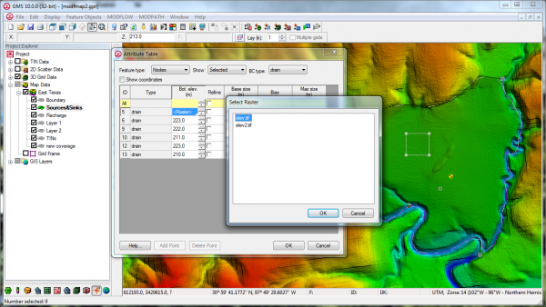 Map to MODFLOW Raster